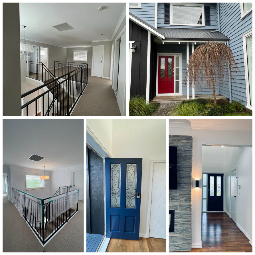 Full house Paint and Fireplace wall