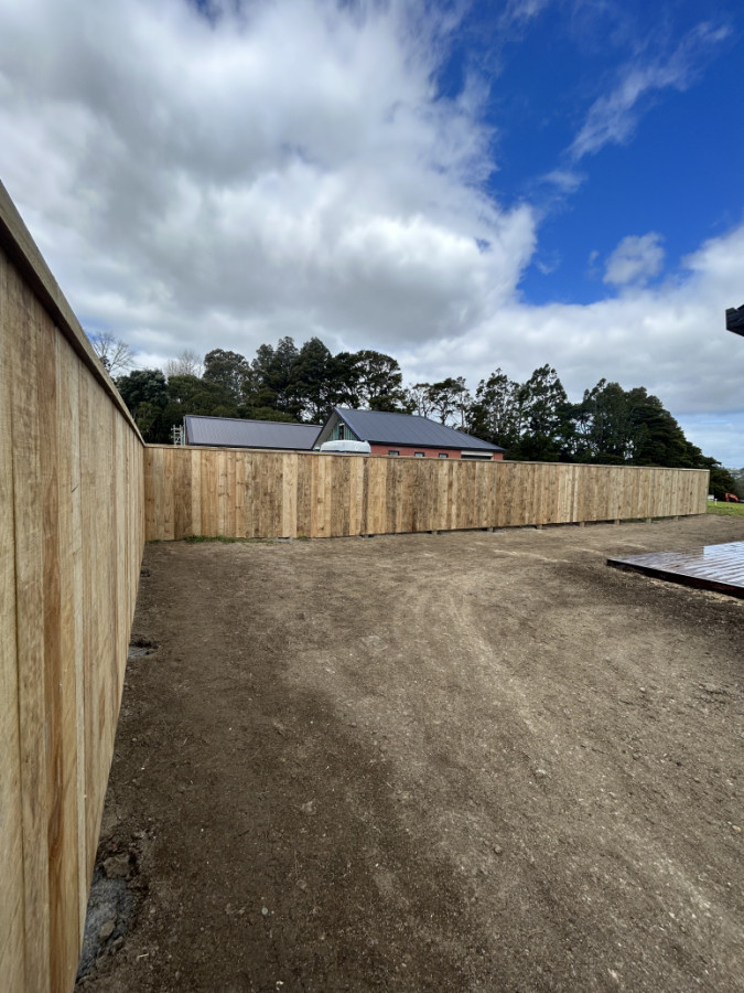 Fence build in Warkworth