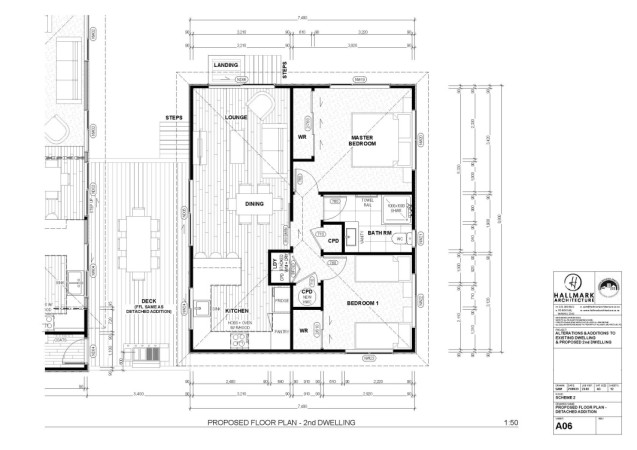 Proposed Floor Plan - 2nd Dwelling