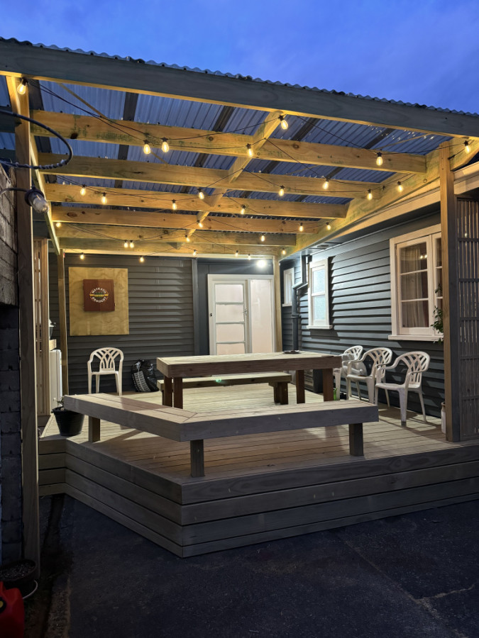 Deck and pergola