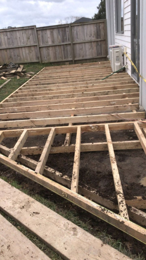 Build frame deck