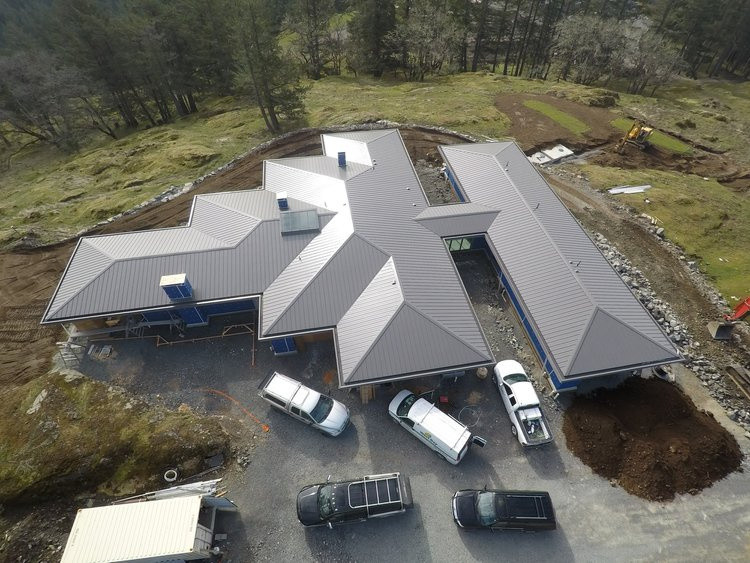 Lock seam metal roof