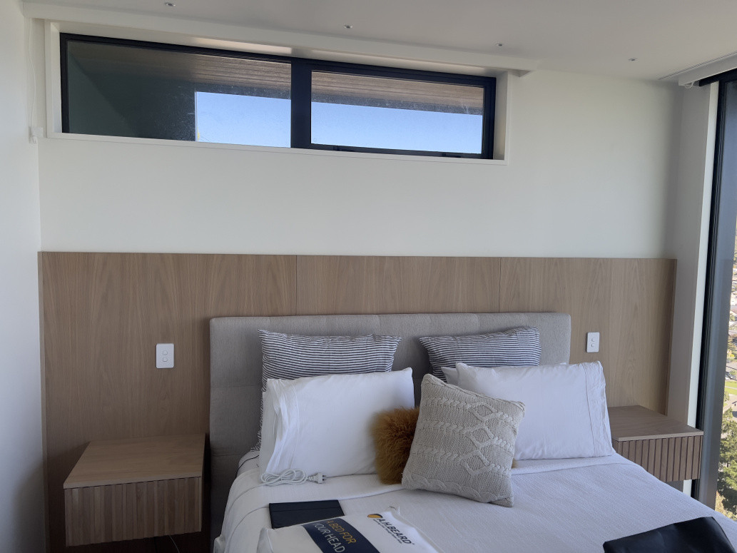 Wall panels and hanging cabinets