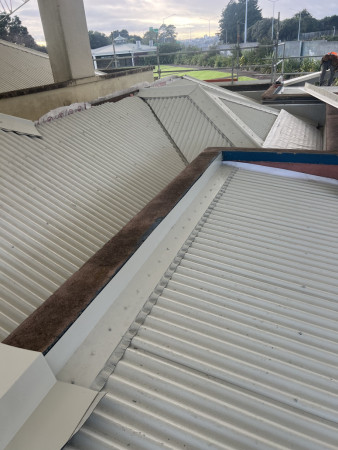 Flashings and new roofing