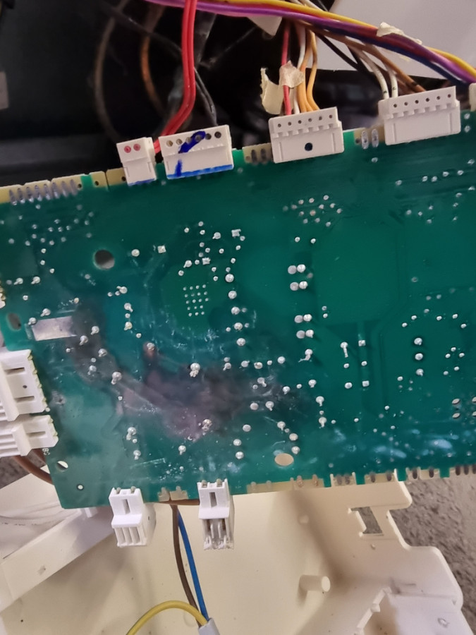 Burnt pcb