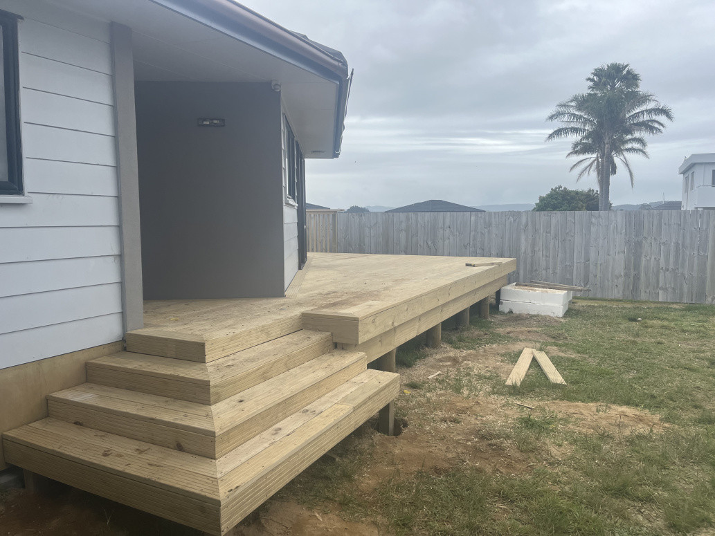 Deck and stairs