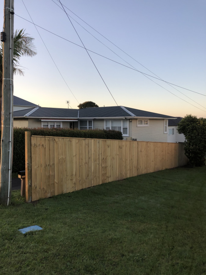 1.8m (Capped) Standard Paling Fence (Birkenhead)