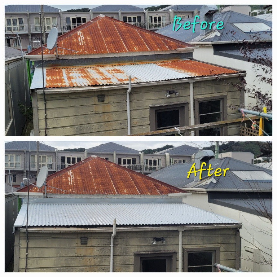 Re-pitch and re-roof