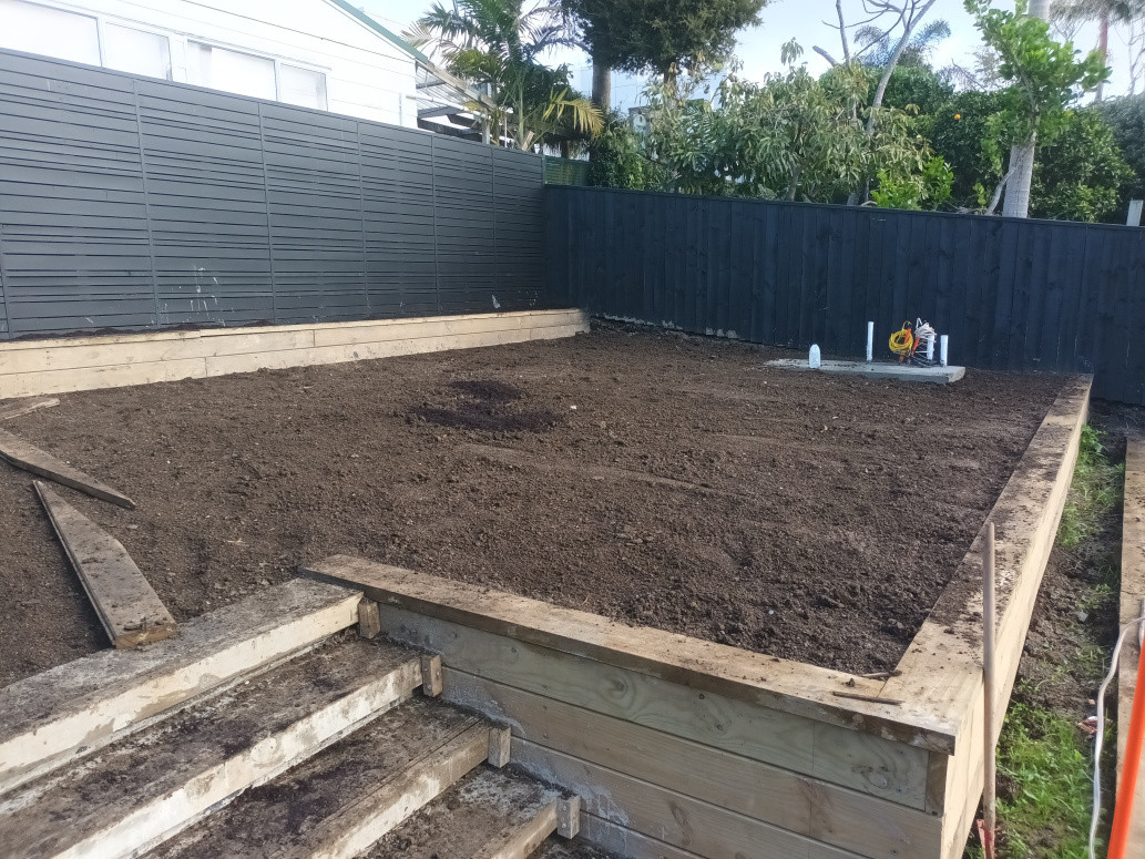 Prepping ground for for lawn grass...