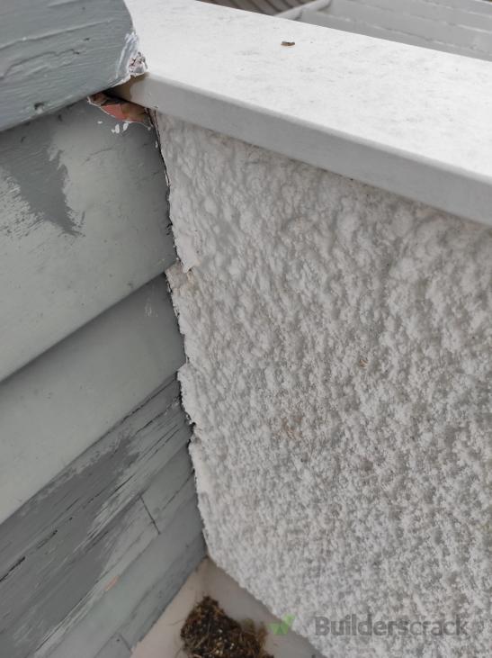 Cladding Patch Up Repair monolithic cladding - balcony (#923475) | Builderscrack