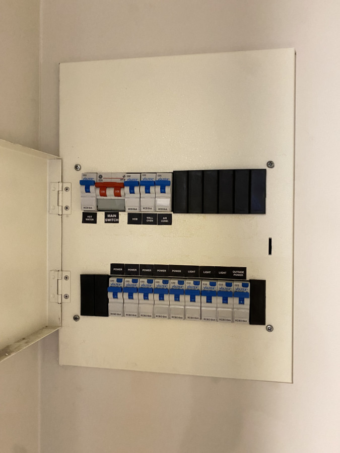 Switchboard upgrade to full RCBO protection