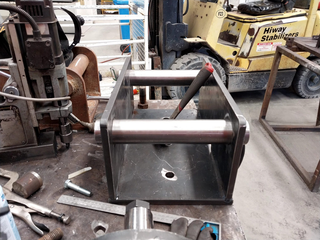 Fabricate drill mast