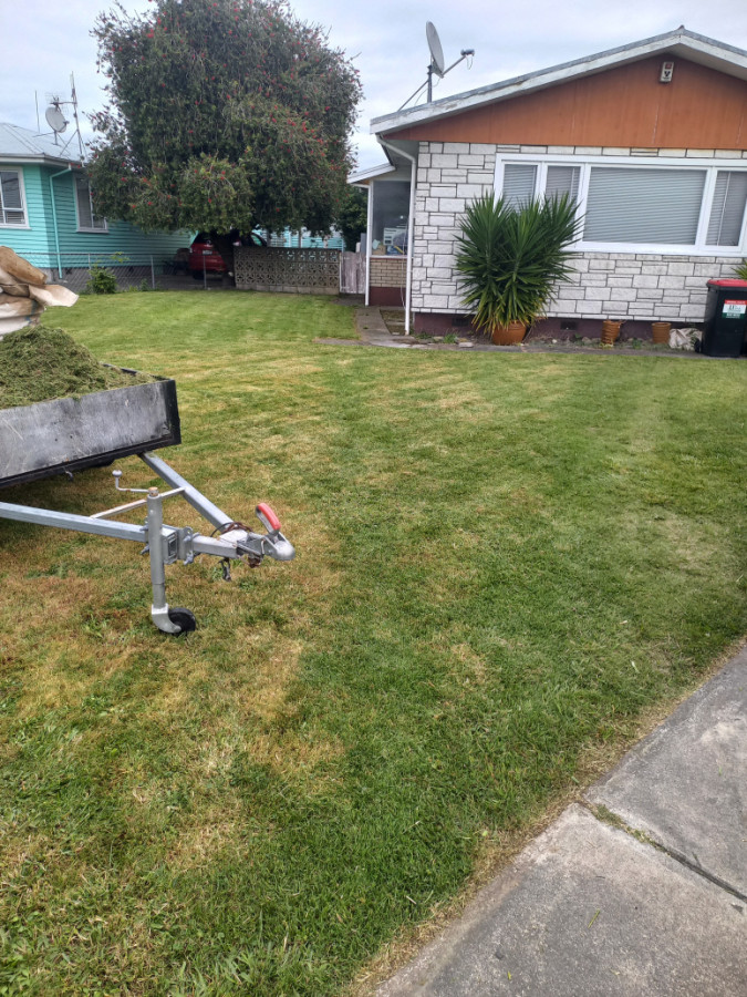 Big section lawn and garden care plus green waste removal