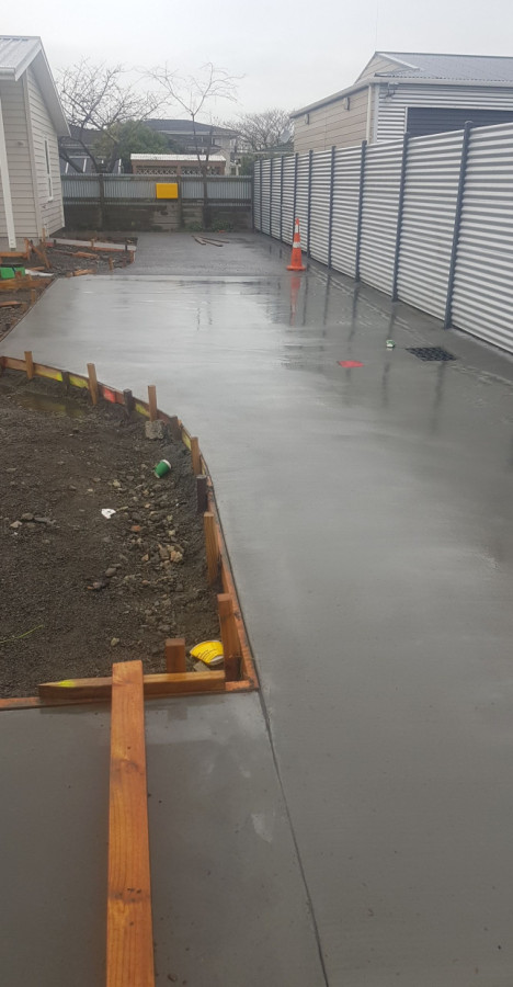 Boxing work (concrete not poured or finished by me)