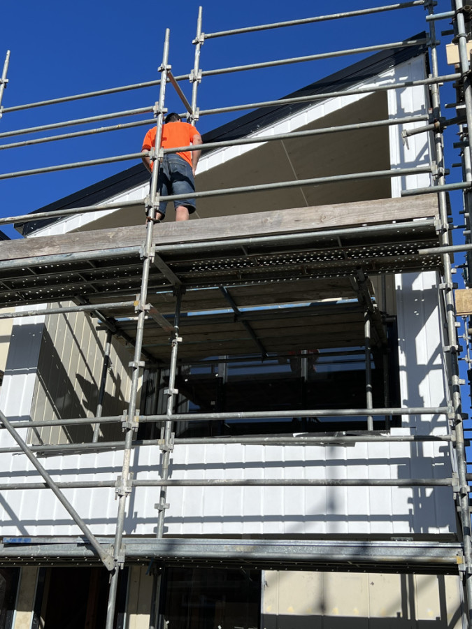 Exterior New Build house at panmure