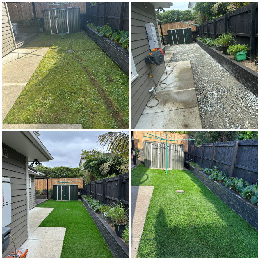 LAYING OF ARTIFICIAL TURF