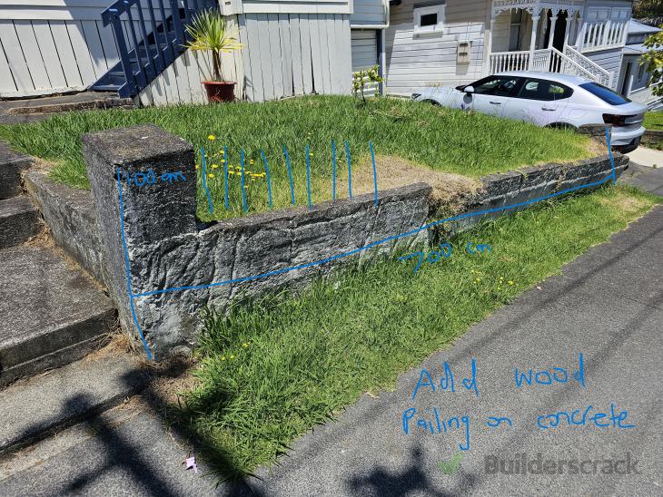 Replacement Retaining Wall ( 928593) Builderscrack