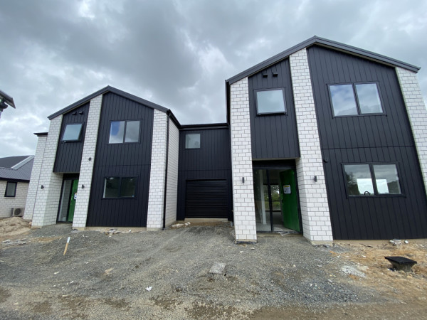 exterior wall paint work