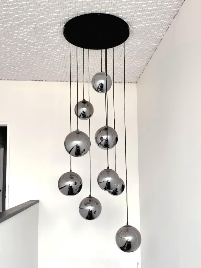 Chandelier light installation