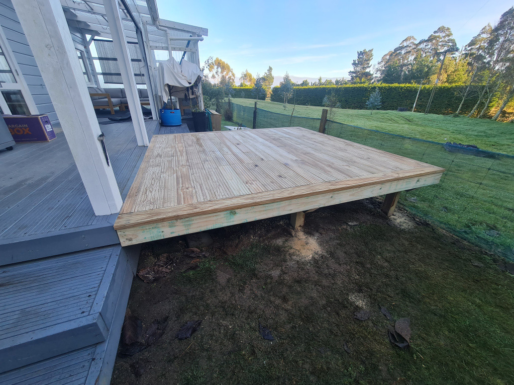 pine timber deck addon