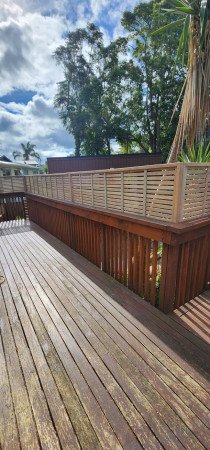 Trellis hand rail extension