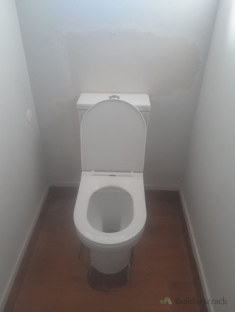 New toilet with cistern