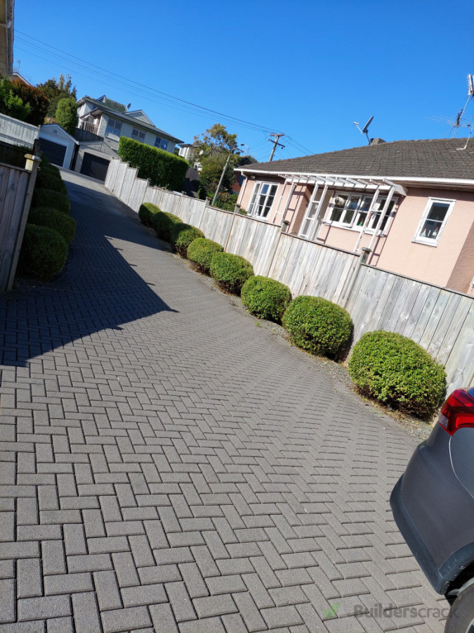 Clean up of the driveway