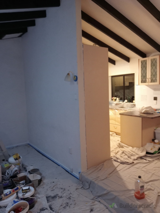 foxton redec repaint repair cracking and repair cieling panels