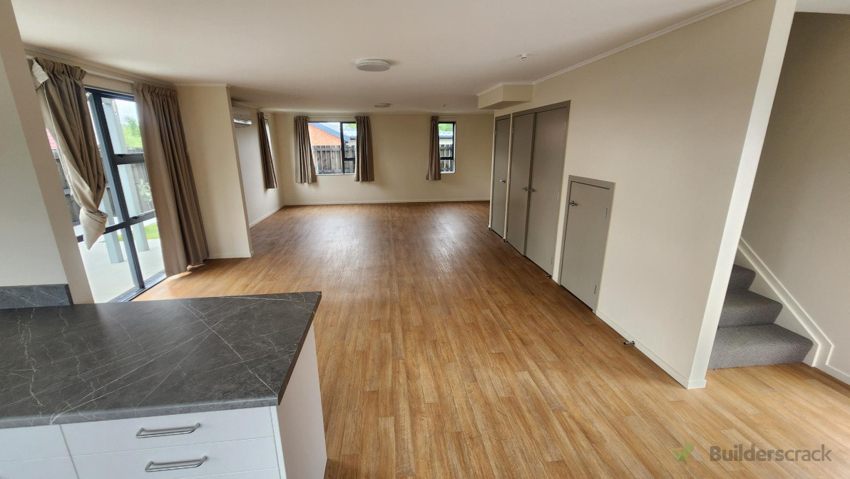 nice size dining and living room yet to be furnished.