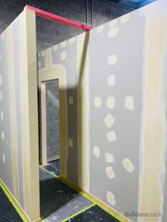 Some plastering