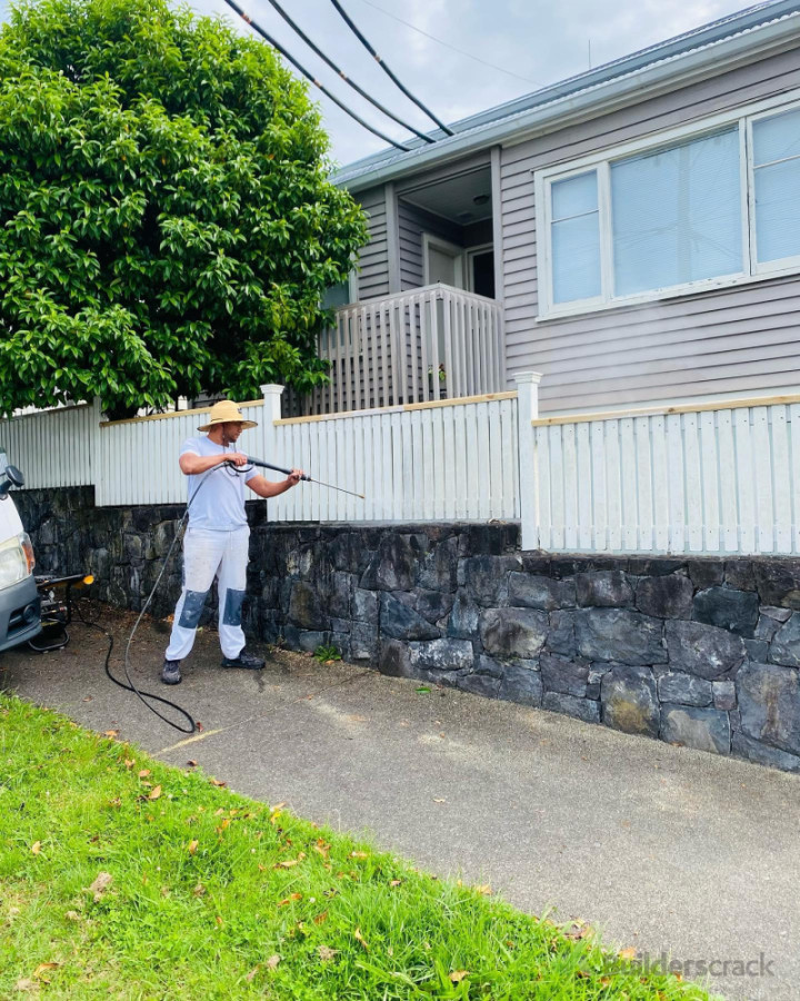 Before of exterior fence