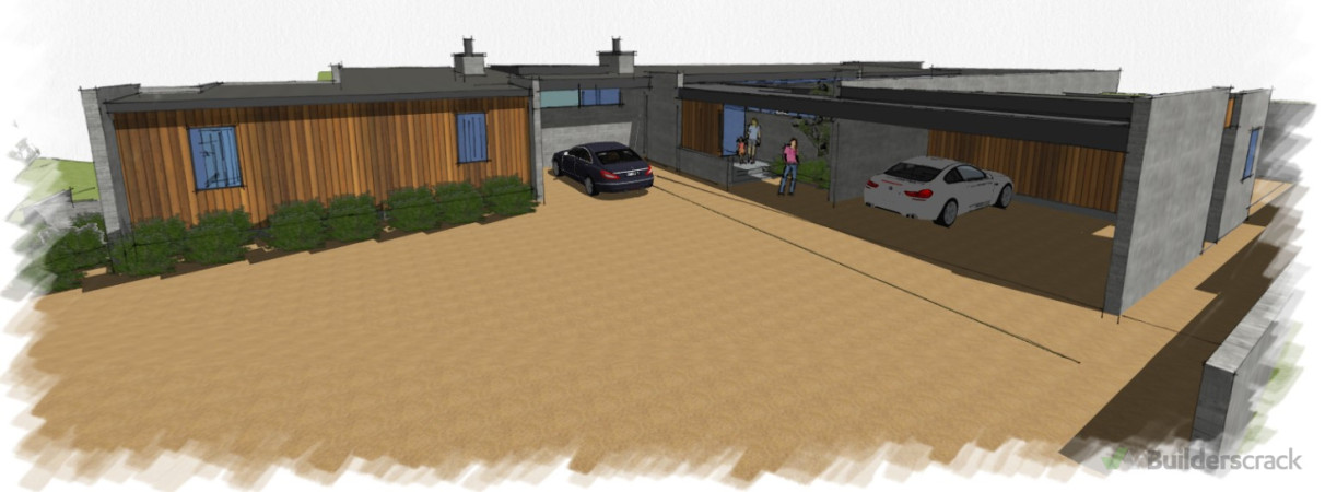 carport / entry / guest studio