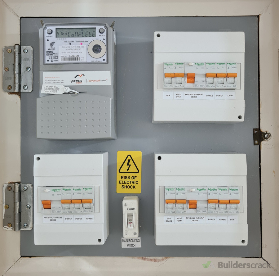 (1. After) Complete mains switchboard upgrade, from old ceramic fuses to all new Miniature circuit breakers with additional RCD protection on all power and lighting circuits!