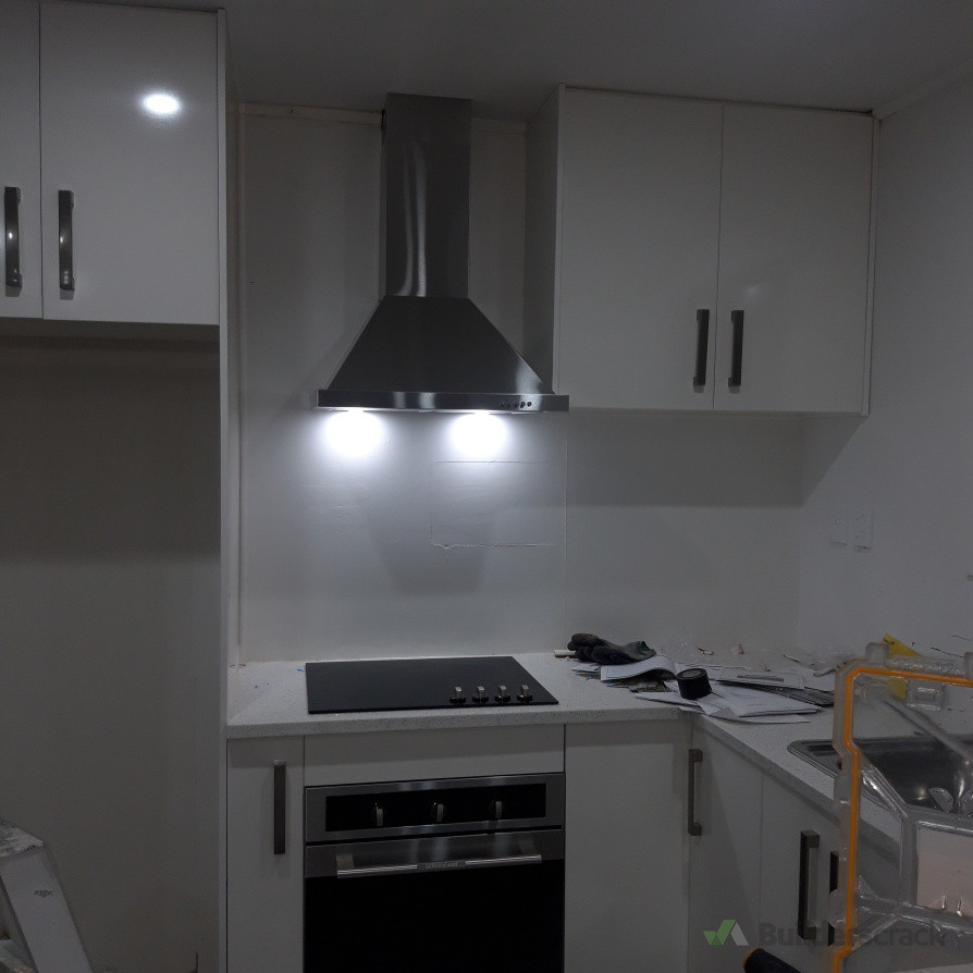Rangehood/cook top/oven install