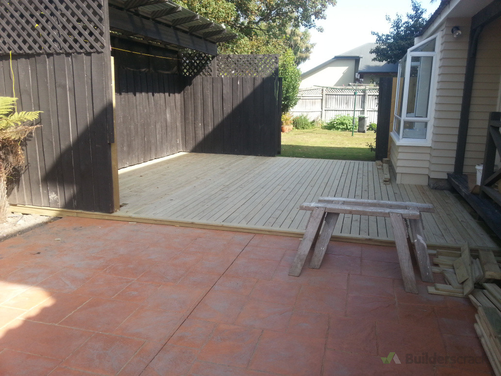 Pine Premium decking completed.