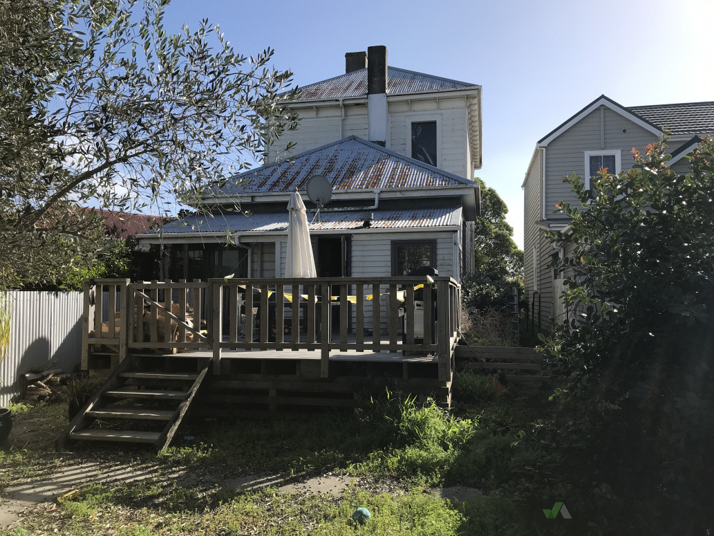 Back of house before