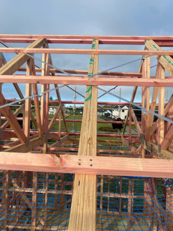 Trusses Installed