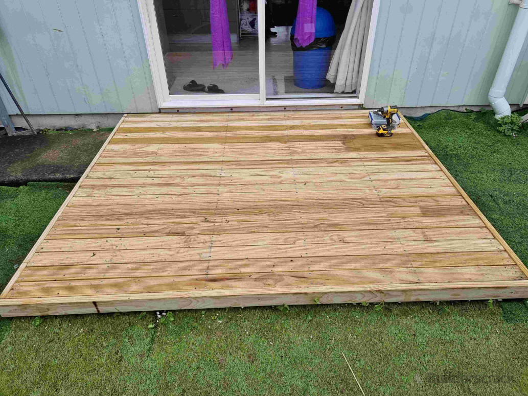 Small deck done by the team