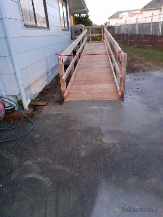 Wheelchair Ramp done recently