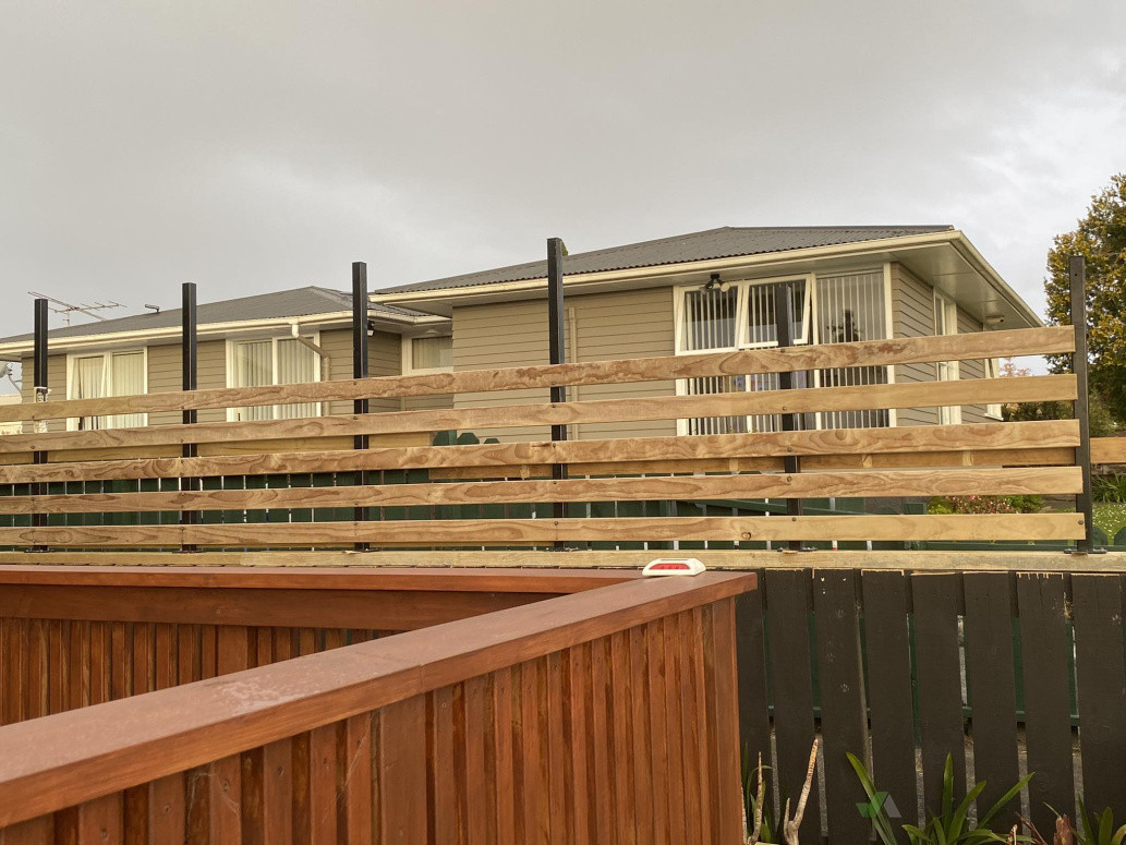 deck and fencing