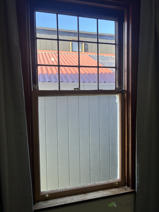 Replacement sash window & new hardware