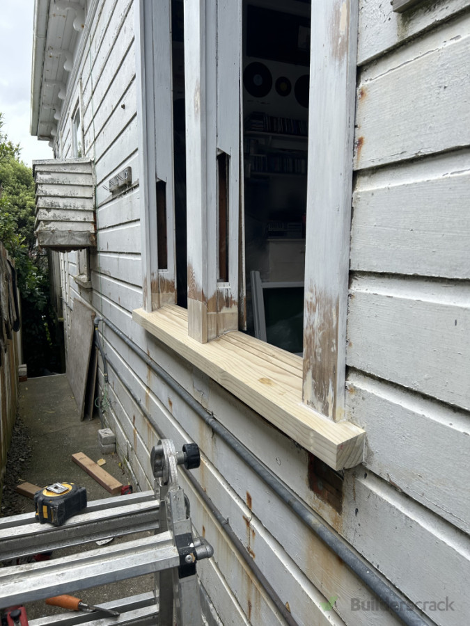 Rot repair/sill replacement