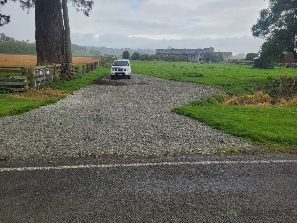 Temporary Driveway install for house transporter