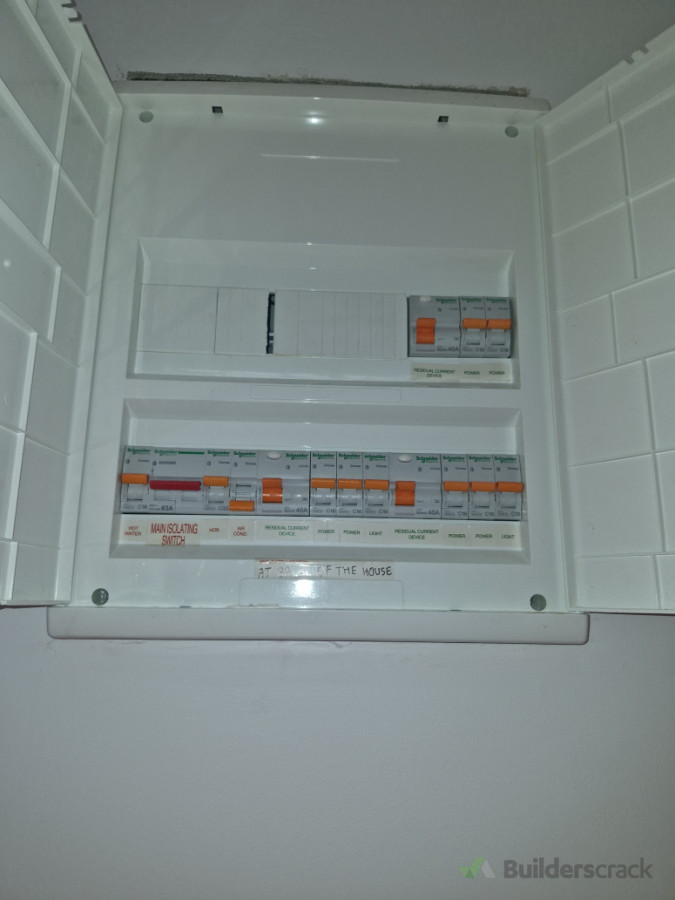 Switchboard upgrades, RCD safety switches