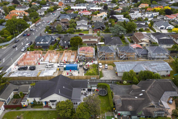 North facing progress