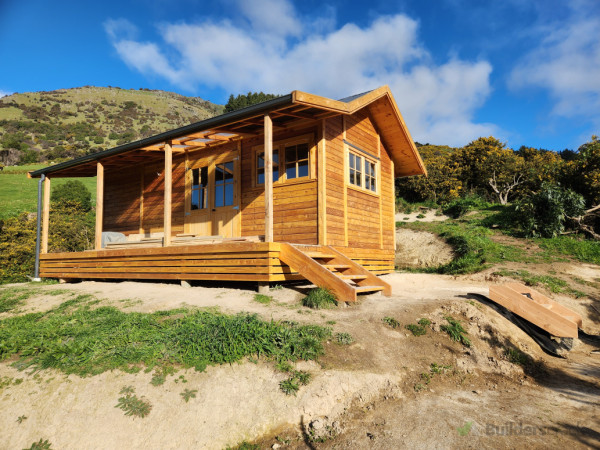 Staircases. Timber battens