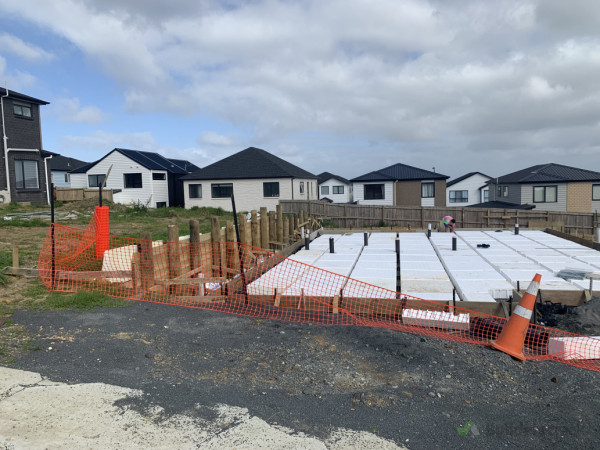 Foam work and Prep for Foundation Slab