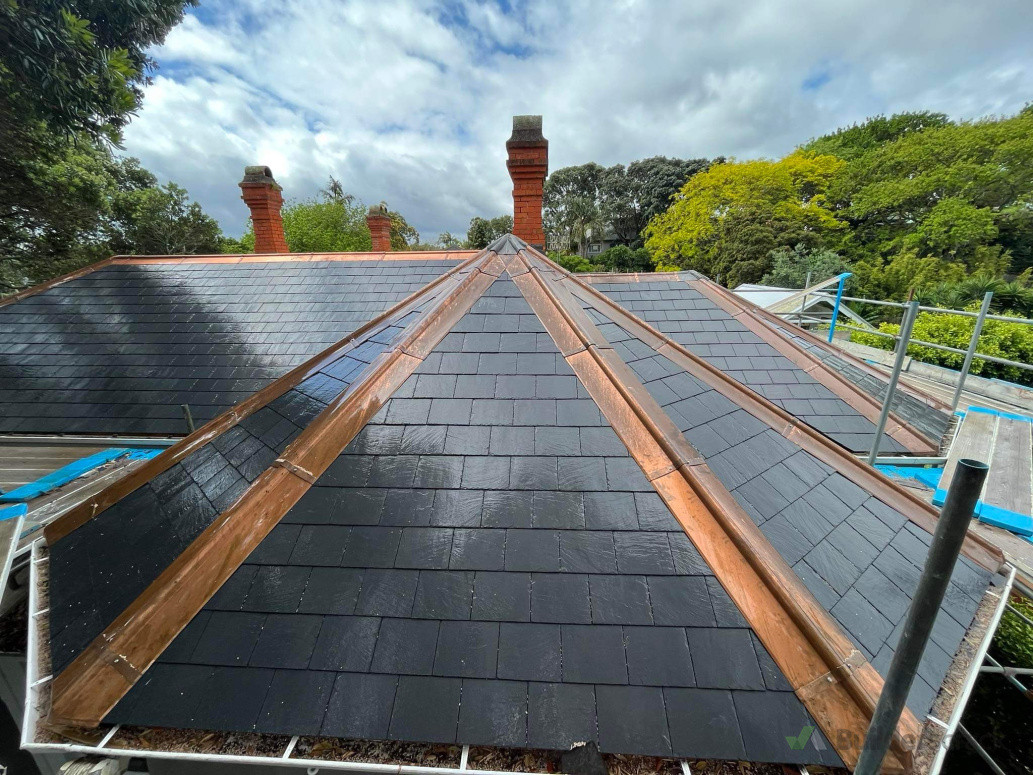 Copper and Slate work