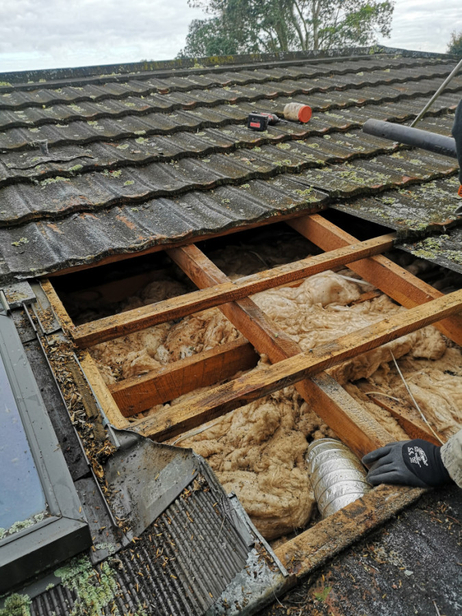 Decramastic roof repairs