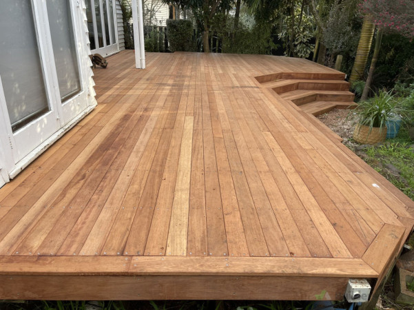 hardwood decking